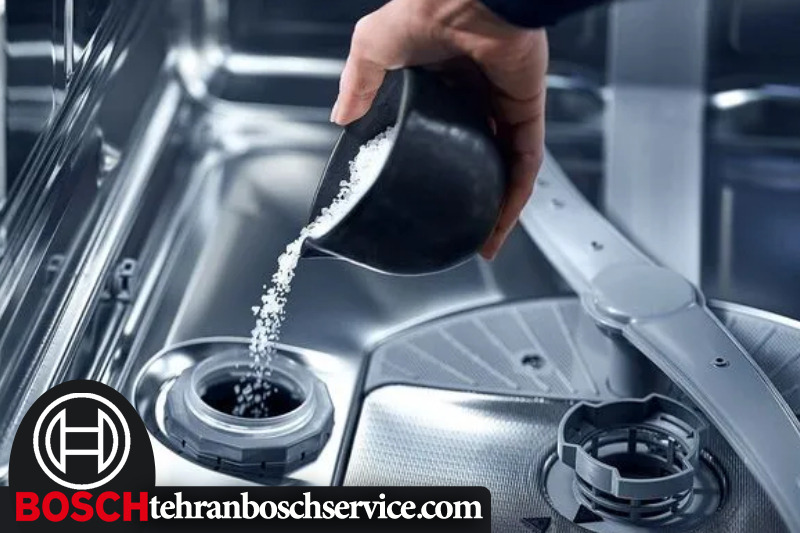 علت روشن شدن چراغ نمک در ماشین ظرفشویی بوش 